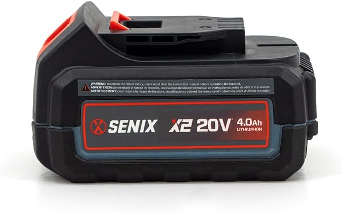 SENIX 20V 4AH RECHARGEABLE LITHIUM-ION BATTERY
