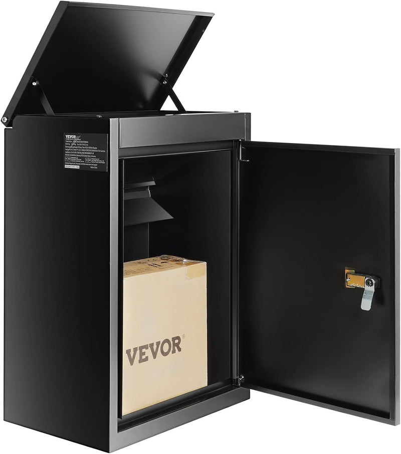 VEVOR 15.4 X 10.6 X 20.5'' STEEL WALL MOUNT MAILBOX WITH CODED LOCK