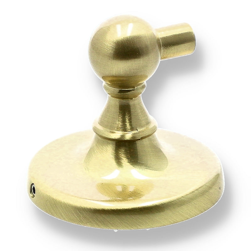 2PK BATH ROBE HOOK KIT CHAMPAGNE GOLD WHITE BOX