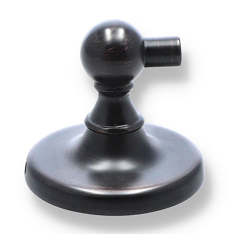2PK BATH ROBE HOOK KIT OIL RUBBED BRONZE WHITE BOX