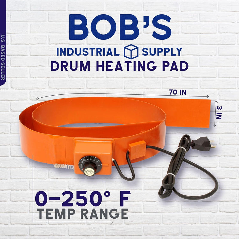 BIS SILICONE 55 GALLON DRUM HEATER 3x70''