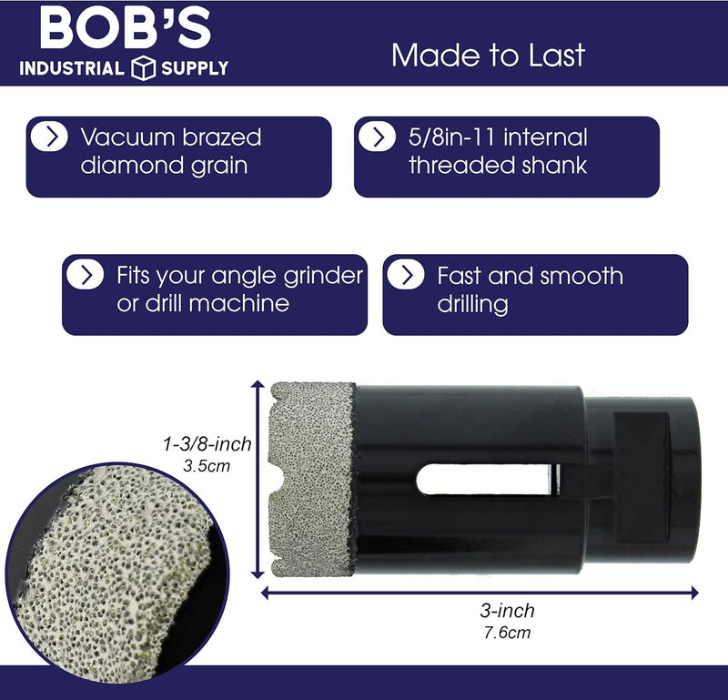 BOBS DIAMOND CORE DRILL BIT 1-3/8''