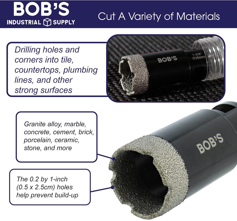 BOBS DIAMOND CORE DRILL BIT 1-3/8''