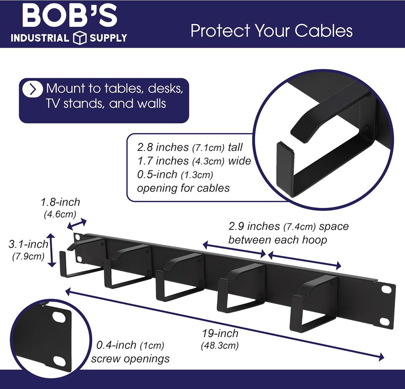 BOBS 2PK METAL COMPUTER CORD ORGANIZERS