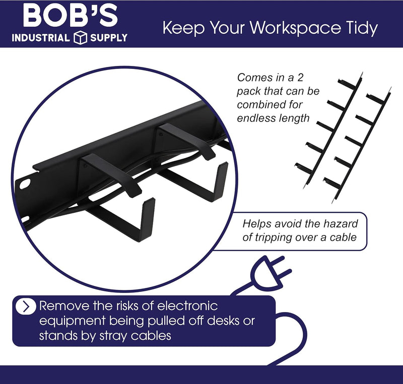 BOBS 2PK METAL COMPUTER CORD ORGANIZERS