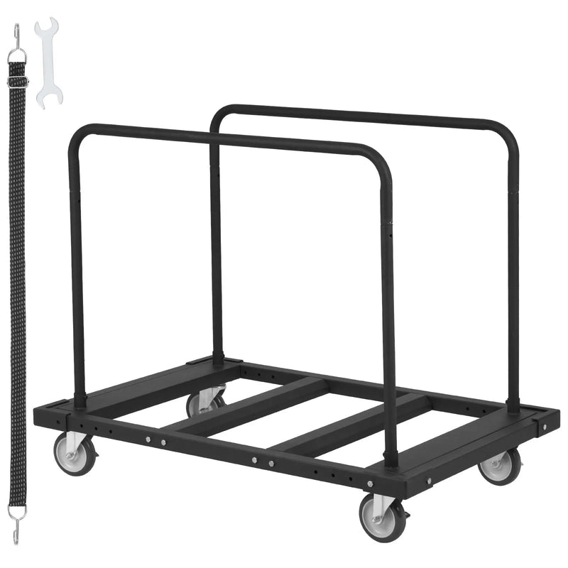 VEVOR 1800LB DRYWALL PANEL DOLLY CART WITH 5'' SWIVEL CASTERS