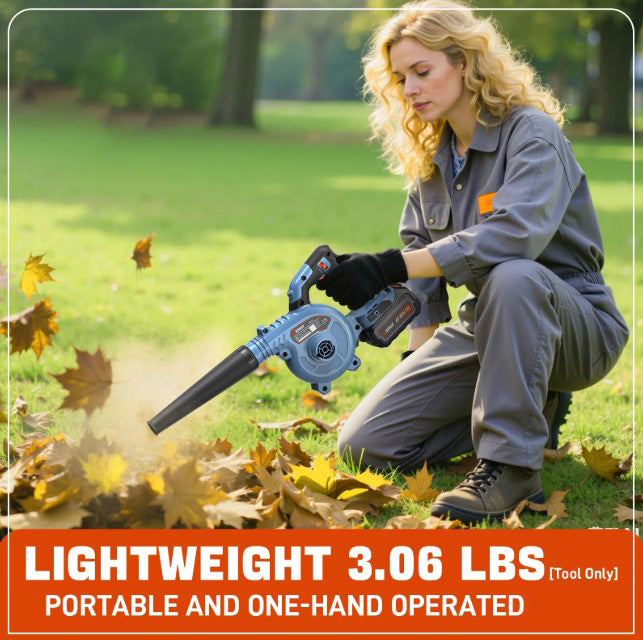 SENIX 20V COMPACT CORDLESS LEAF BLOWER -BARE TOOL NO BATTERY 75 CFM 181MPH