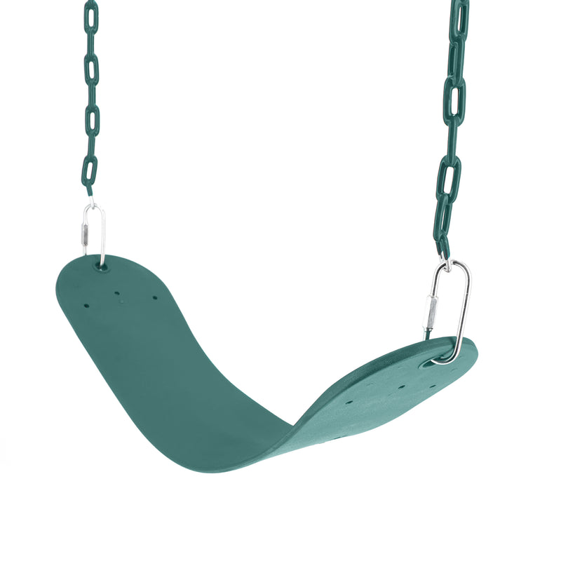CREATIVE CEDAR DESIGNS STANDARD SWING SEAT WITH CHAINS GREEN NO BIG BOX