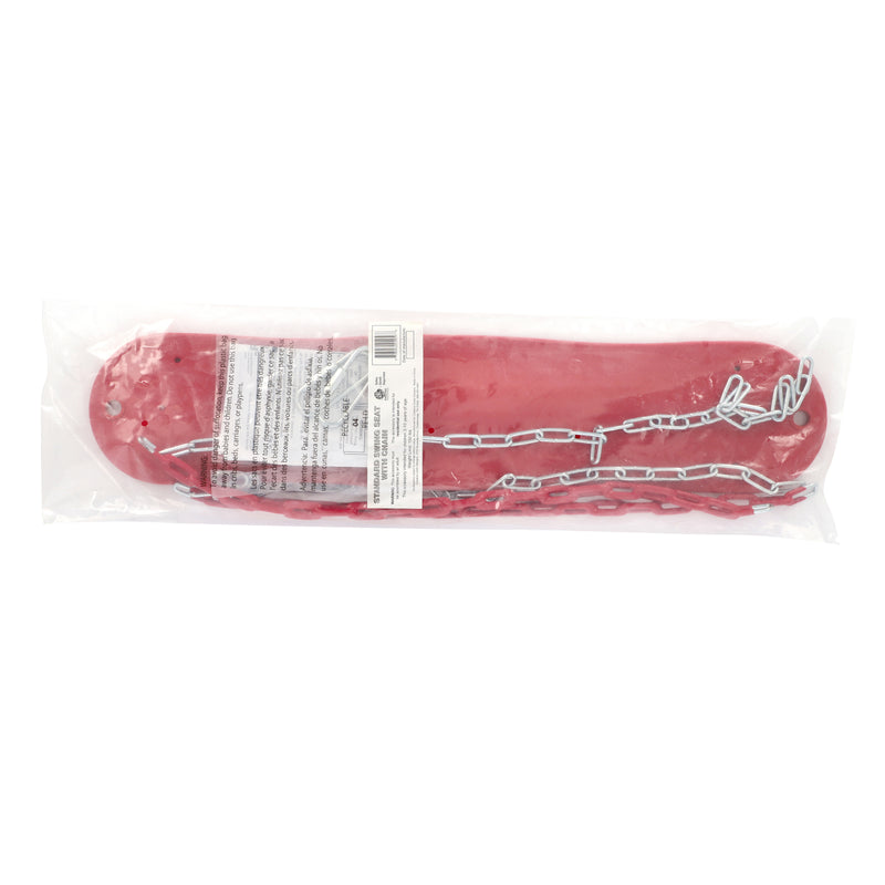 CREATIVE CEDAR DESIGNS STANDARD SWING SEAT WITH CHAINS RED NO BIG BOX