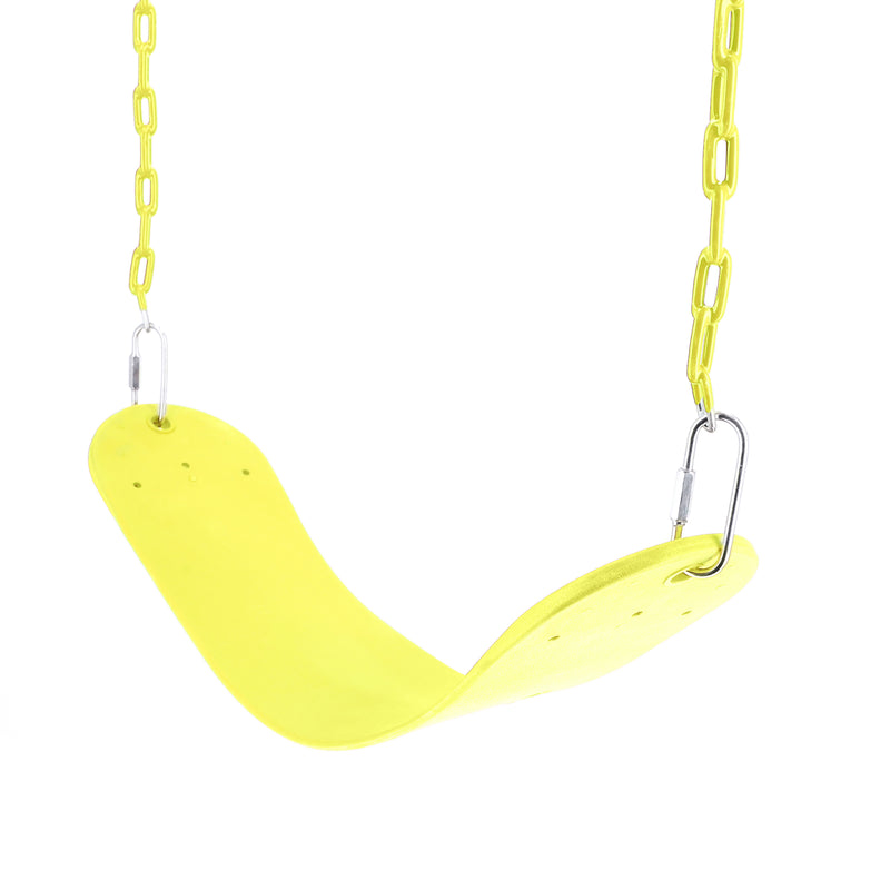 CREATIVE CEDAR DESIGNS STANDARD SWING SEAT WITH CHAINS YELLOW NO BIG BOX