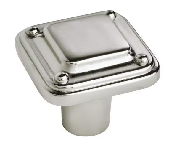 1-3/16'' CABINET KNOB POLISHED NICKEL JOLENE #33308