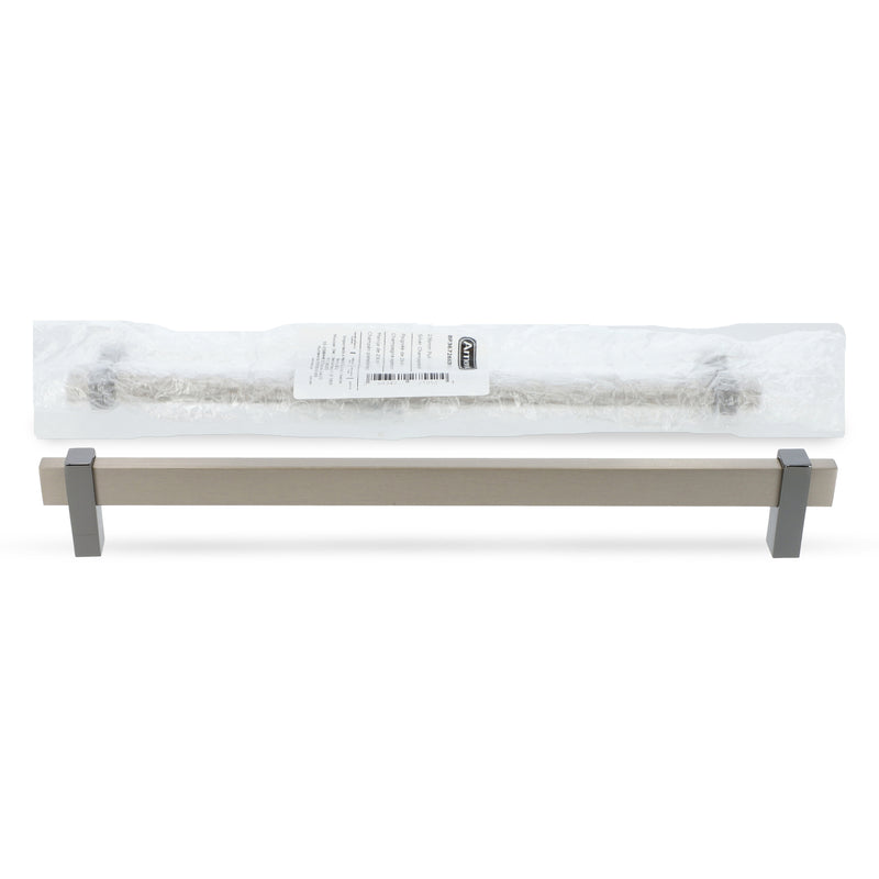 Mulino 10-1/16 '' (256mm) Center-to-Center Silver Champagne-Black Nickel Cabinet Pull