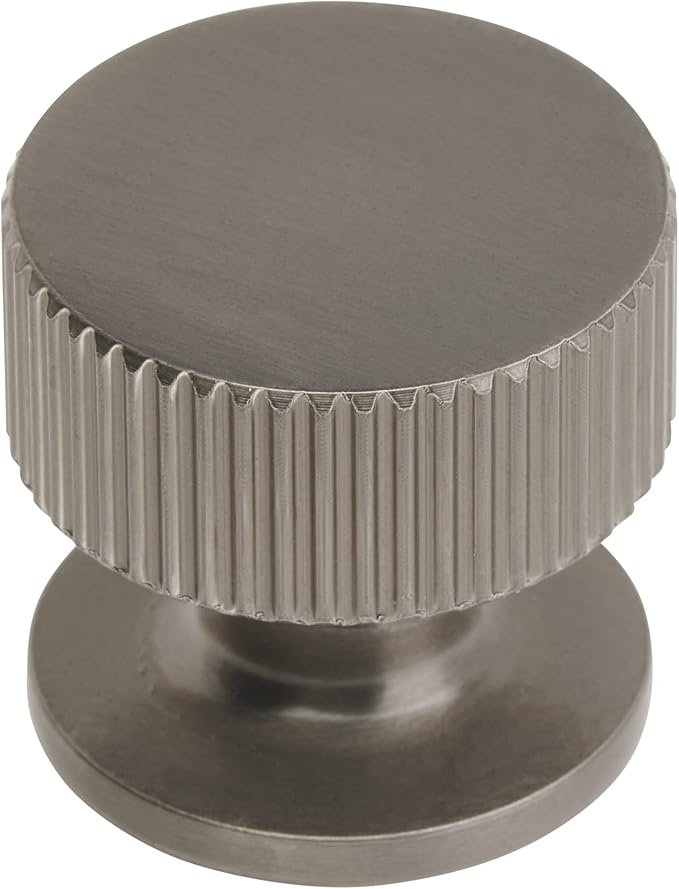 1-1/4'' CABINET KNOB BLACK BRUSHED NICKEL CARRIGAN