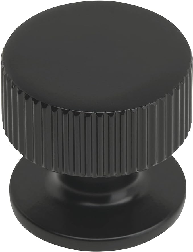 1-1/4'' CABINET KNOB MATTE BLACK CARRIGAN
