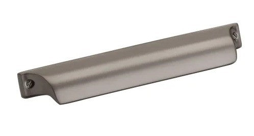 7'' (128mm) CUP PULL BLK BRUSHED NICKEL JOLENE #4523128