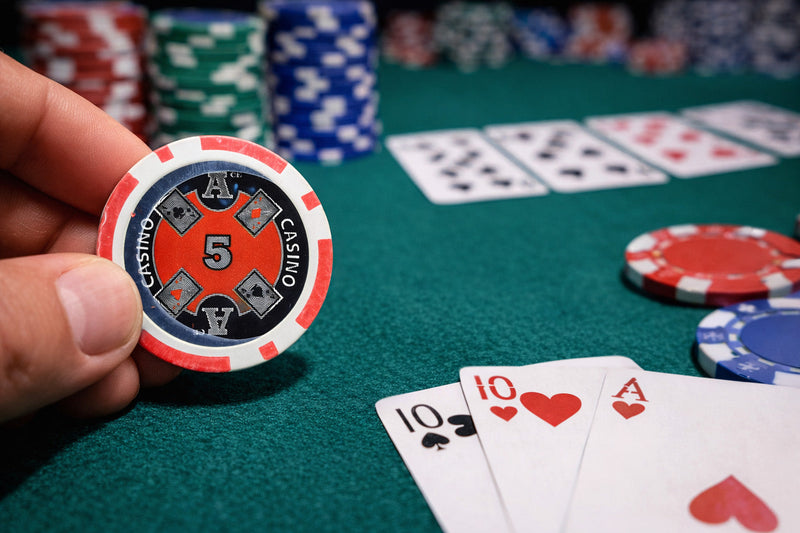 BRYBELLY 25PK 14 GRAM $5 CASINO CLAY COMPOSITE POKER CHIPS