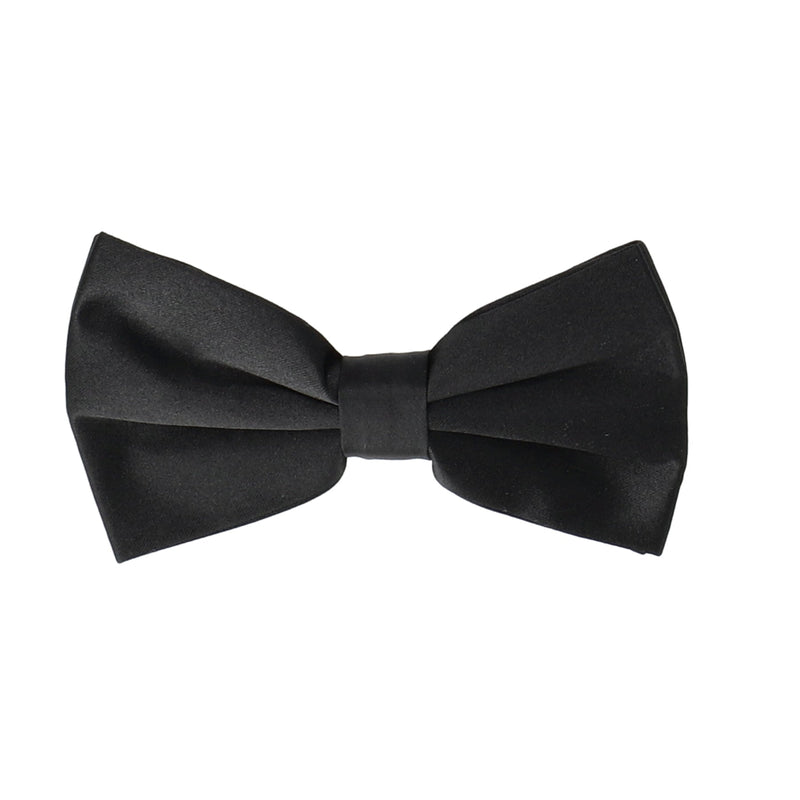 BRYBELLY FORMAL CASINO & DEALER CLIP-ON BLACK BOW TIE