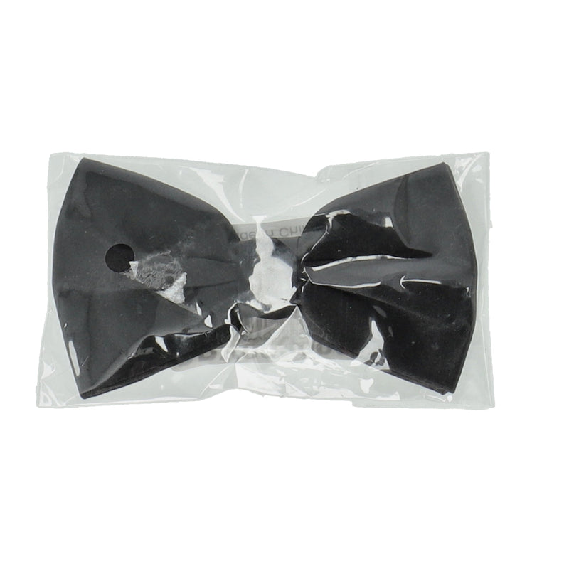 BRYBELLY FORMAL CASINO & DEALER CLIP-ON BLACK BOW TIE