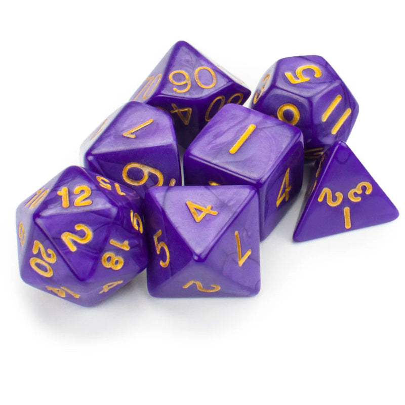 7PC POLYHEDRAL DICE SET -LUCID DREAMS IN BAG NO UPC