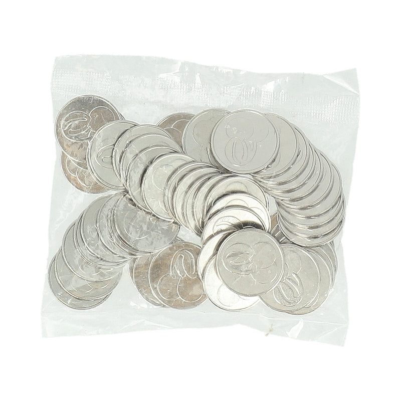 50CT CHERRY METAL SLOT MACHINE TOKENS