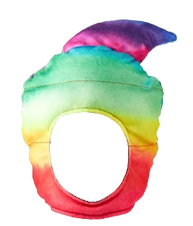 BRYBELLY SHOOT THE POOP RAINBOW UNICORN COSTUME HAT