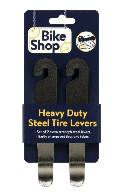 BIKE SHOP 2pk HEAVY DUTY STEEL TIRE LEVERS