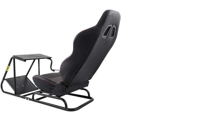 VEVOR FOLDING ADJUSTABLE RACING SIMULATOR COCKPIT STAND 330LB CAPACITY