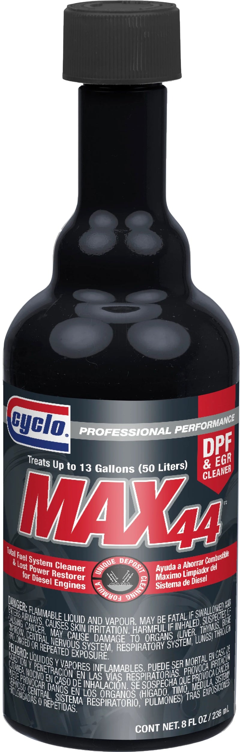 CYCLO 8OZ MAX44 DIESEL FUEL SYSTEM CLEANER