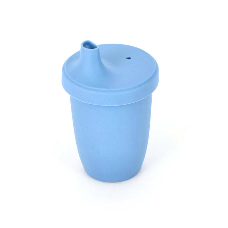SUSTAINABLE 4OZ SILICONE SIPPY CUPS ASSORTED COLORS