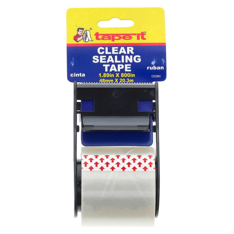1.89'' CLEAR SEALING TAPE & DISPENSER 800''