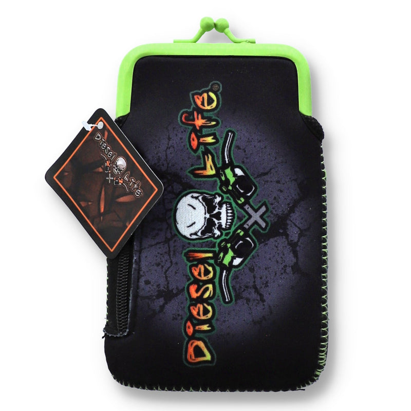 DIESEL LIFE NEOPRENE CIGARETTE POUCH WITH POCKETS