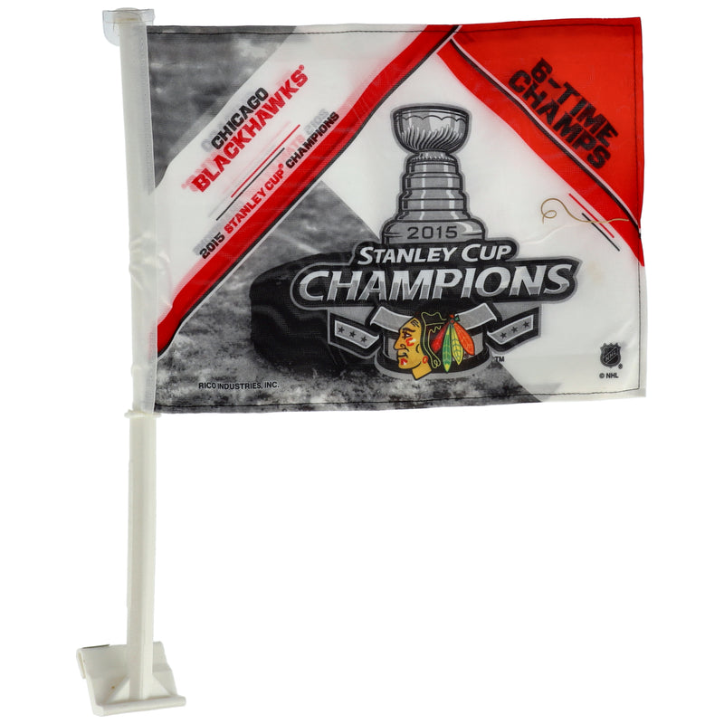 CAR FLAG CHICAGO BLACKHAWKS
