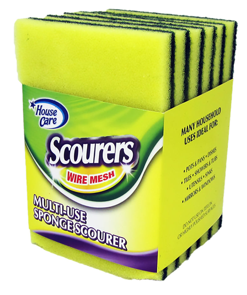 6pk MULTI-USE SPONGE SCOURER