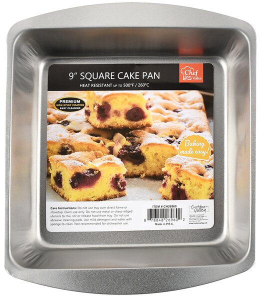 9'' NON-STICK SQUARE CAKE PAN