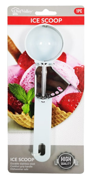 SPRING LOADED ICE CREAM SCOOP