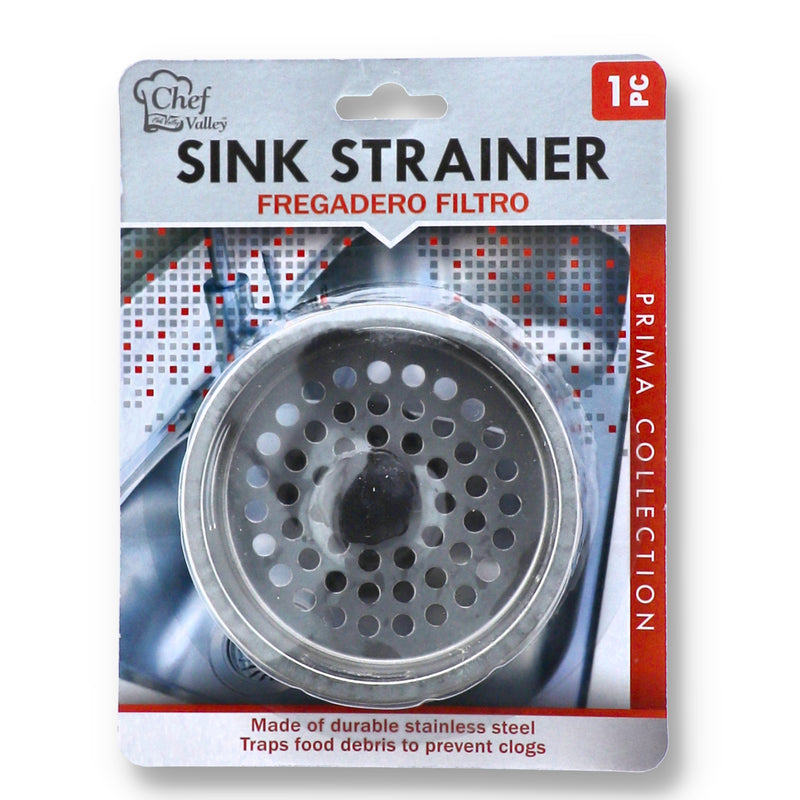 STAINLESS SINK STRAINER & STOPPER