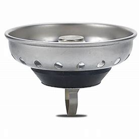 STAINLESS SINK STRAINER & STOPPER