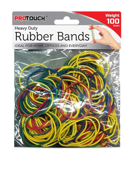 PROTOUCH 100 GRAM RUBBER BANDS MULTICOLOR
