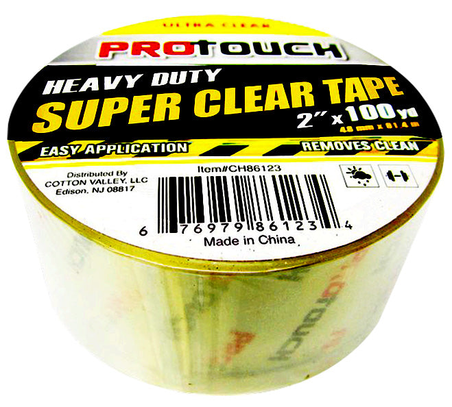 2'' x 100 YARD SUPER CLEAR TAPE