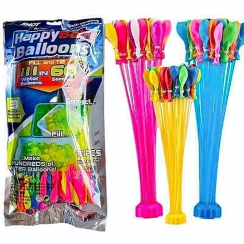 111 COUNTS MULTICOLOR WATER BALLOONS