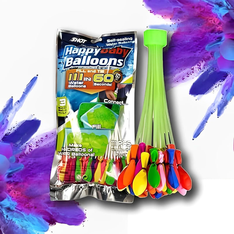 111 COUNTS MULTICOLOR WATER BALLOONS