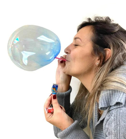 CH88254-4 TUBES ASSORTED COLORS BLOW PLASTIC BALLOONS