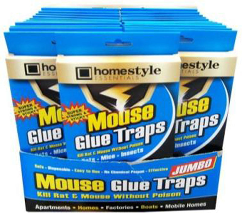 2pk SUPER JUMBO MOUSE & RAT GLUE TRAP
