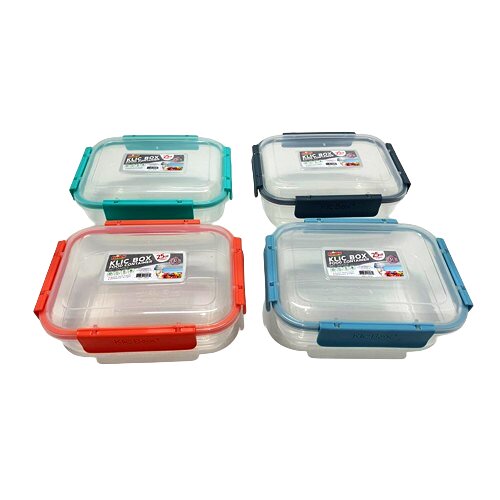 25OZ CLIK BOX PLASTIC FOOD CONTAINER