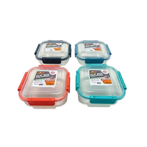 13OZ CLIK BOX PLASTIC FOOD CONTAINER