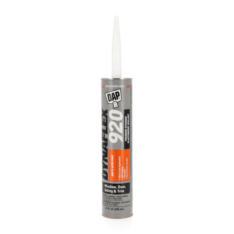 DAP DYNAFLEX 920 10.1OZ PREMIUM EXTERIOR ELASTOMERIC SEALANT -CRYSTAL WINDOWS CLAY NO BIG BOX