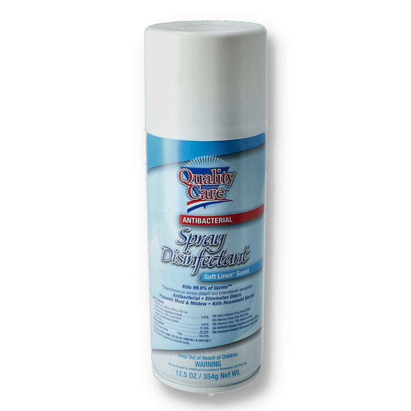 USE #CLQC0500DSR6-QC 12oz Anti-Bac SPRAY DISINF SOFT LINEN SCENT