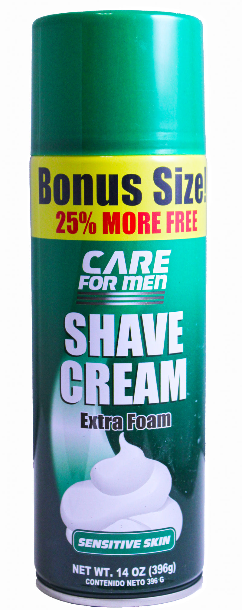 12oz MEN'S SHAVING CREAM-SENSITIVE SKIN