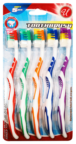5pk TOOTHBRUSH SOFT VALUE PACK