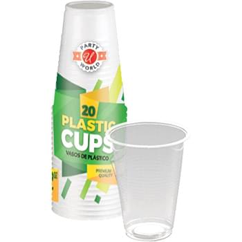 20ct 12oz CLEAR PLASTIC CUPS